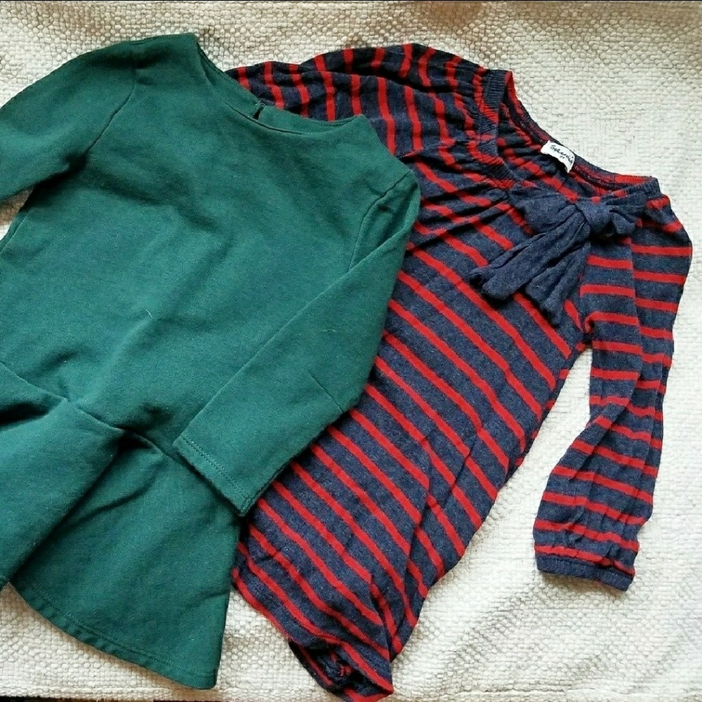 3T / 18-24 Emerald Green Dress Bundle